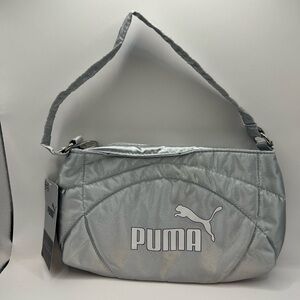 PUMA Metallic Silver Shoulder Bag (Small Size)‎